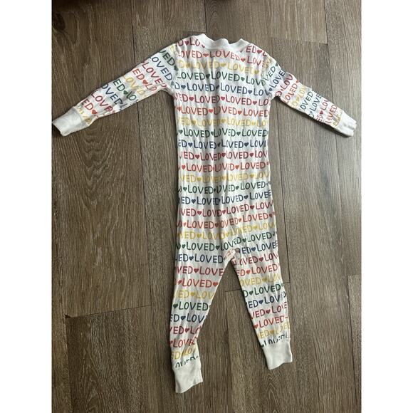 Hanna Andersson 2T Loved Zipper Romper Sleeper EUC Pajamas One Piece - Picture 3 of 3